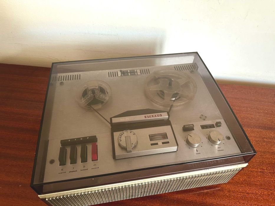 Telefunken Magnetophon Reprodutor/Gravador bobines vintage (anos 60)