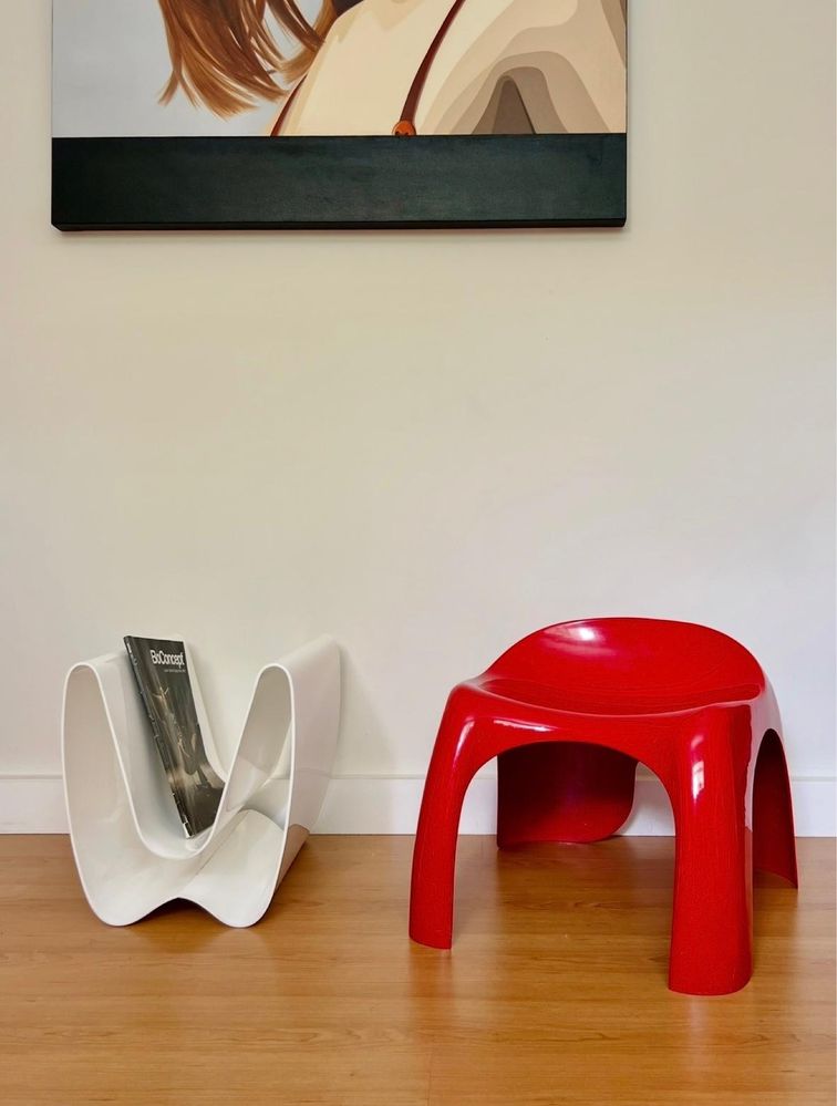 Cadeira vermelha Efebo - Artemide