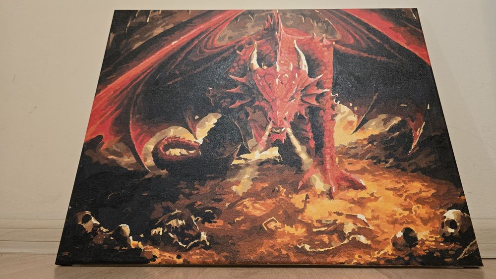 Obraz, malowanie po numerach