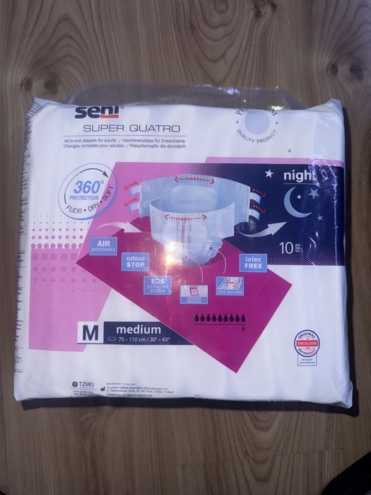 Pieluchomajtki do doroslych Seni Super Quatro