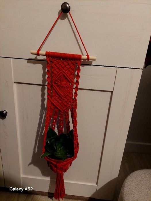 Makrama do kwiatów doniczkowych Hand Made