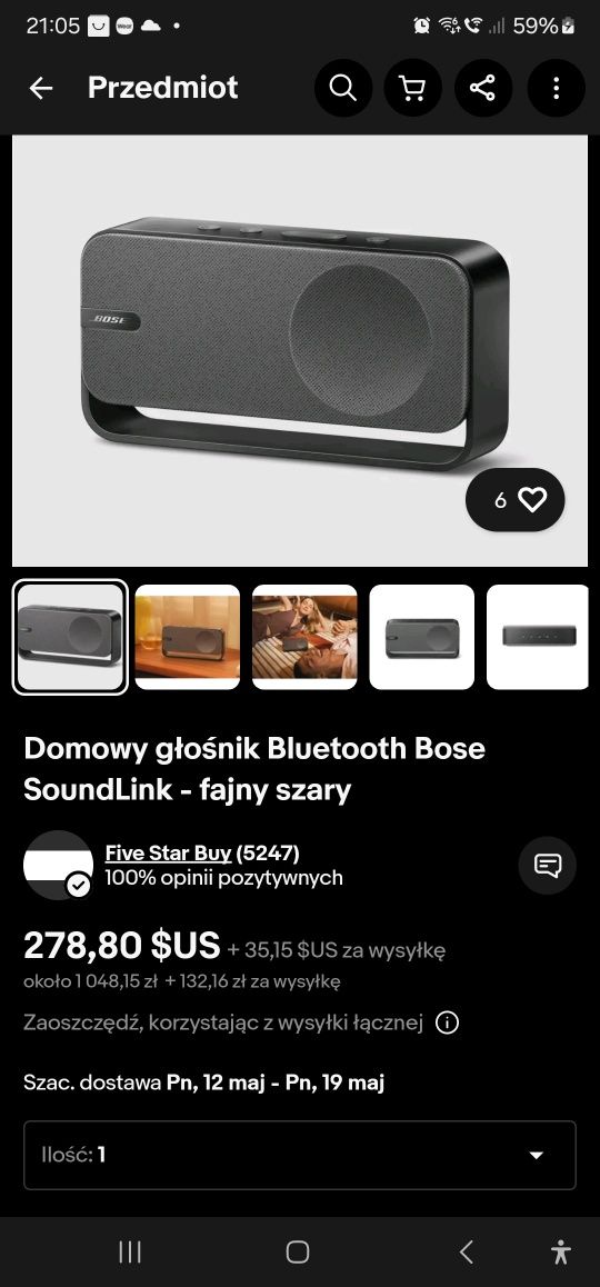 Głośnik BOSE SoundLink