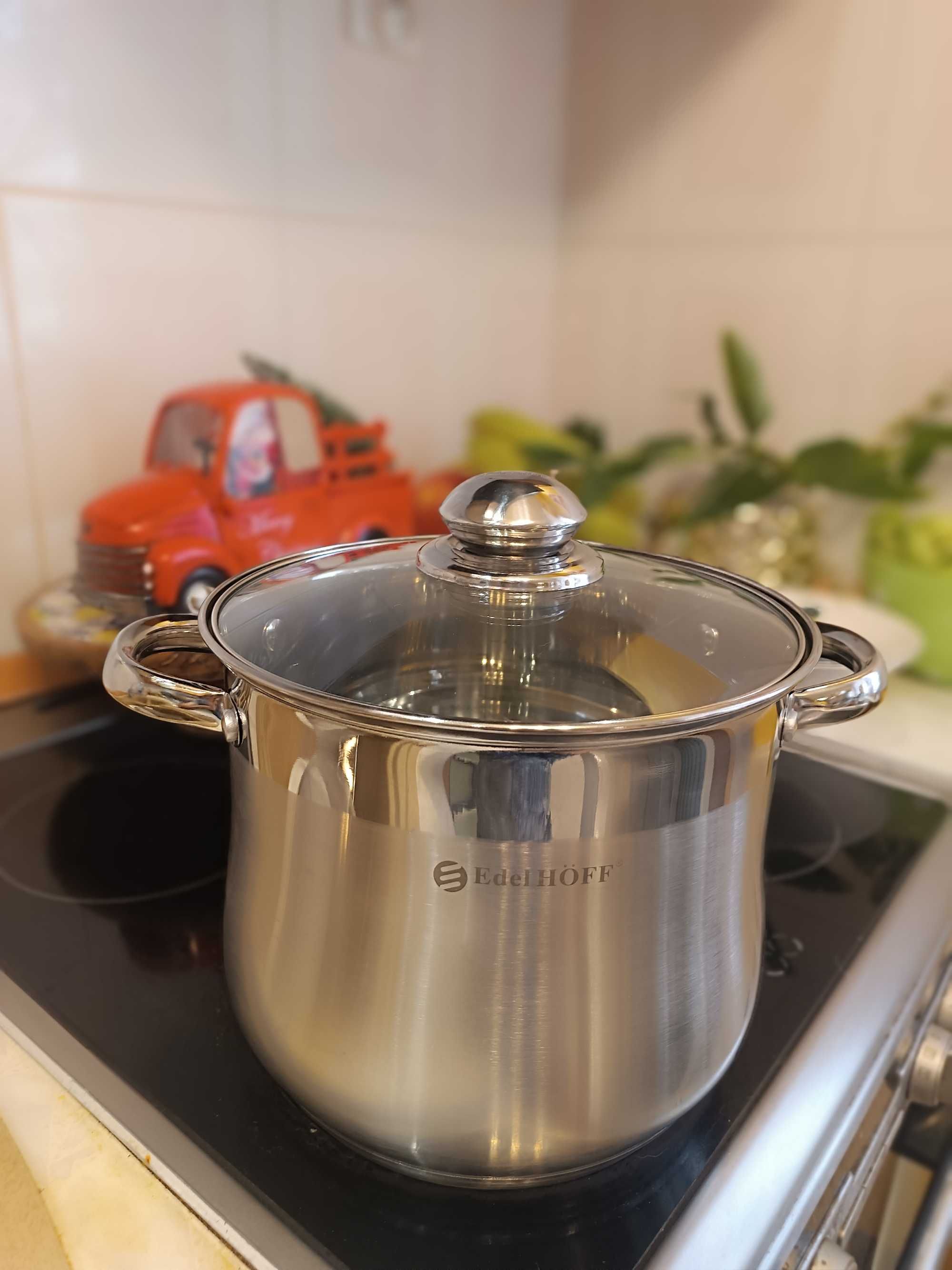 Zestaw garnków ze stali nierdzewnej 5,5L 7L 9L - na gaz, indukcje