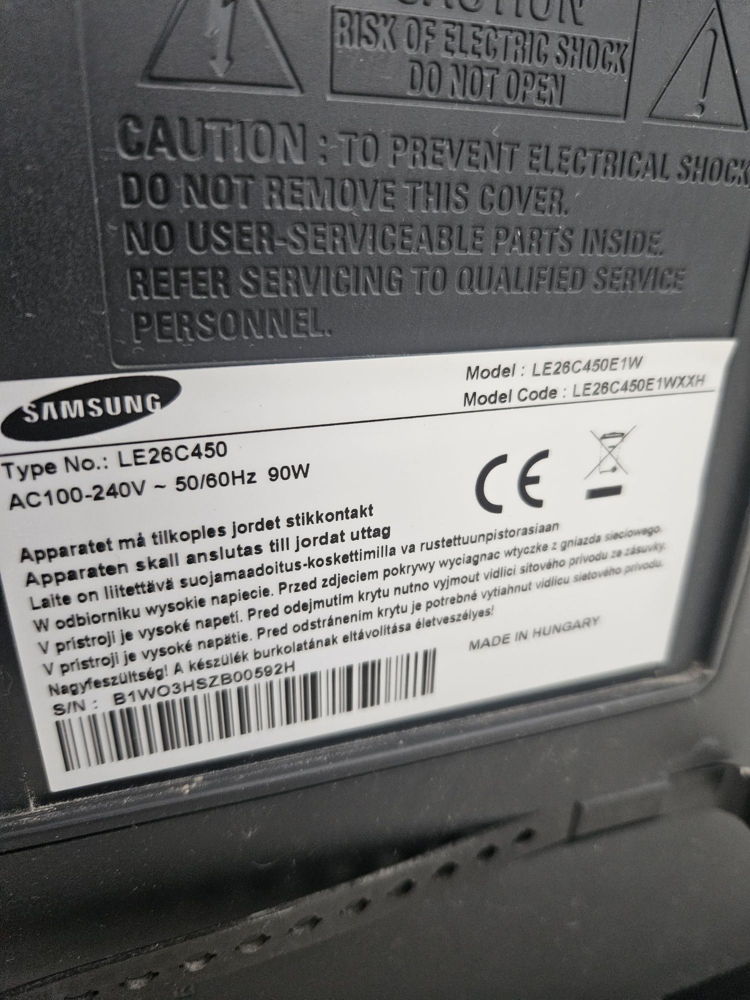 Telewizor Samsung LE26C450
