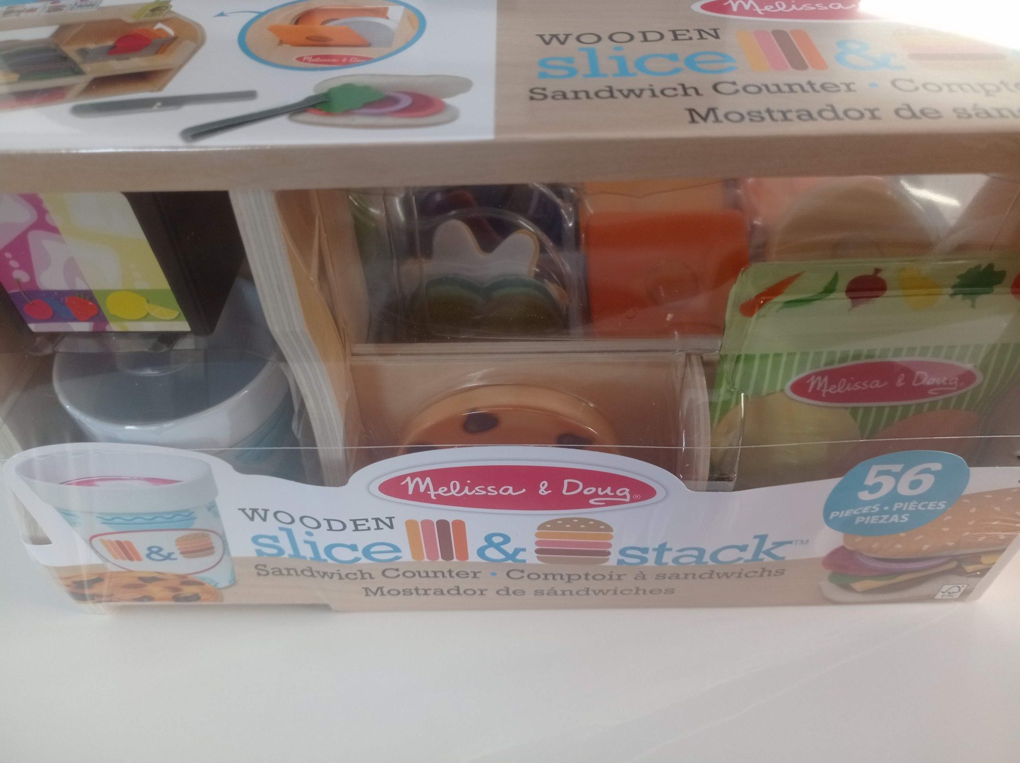 Sklep z kanapkami Melissa and Doug drewniana lada kanapkowa NOWE