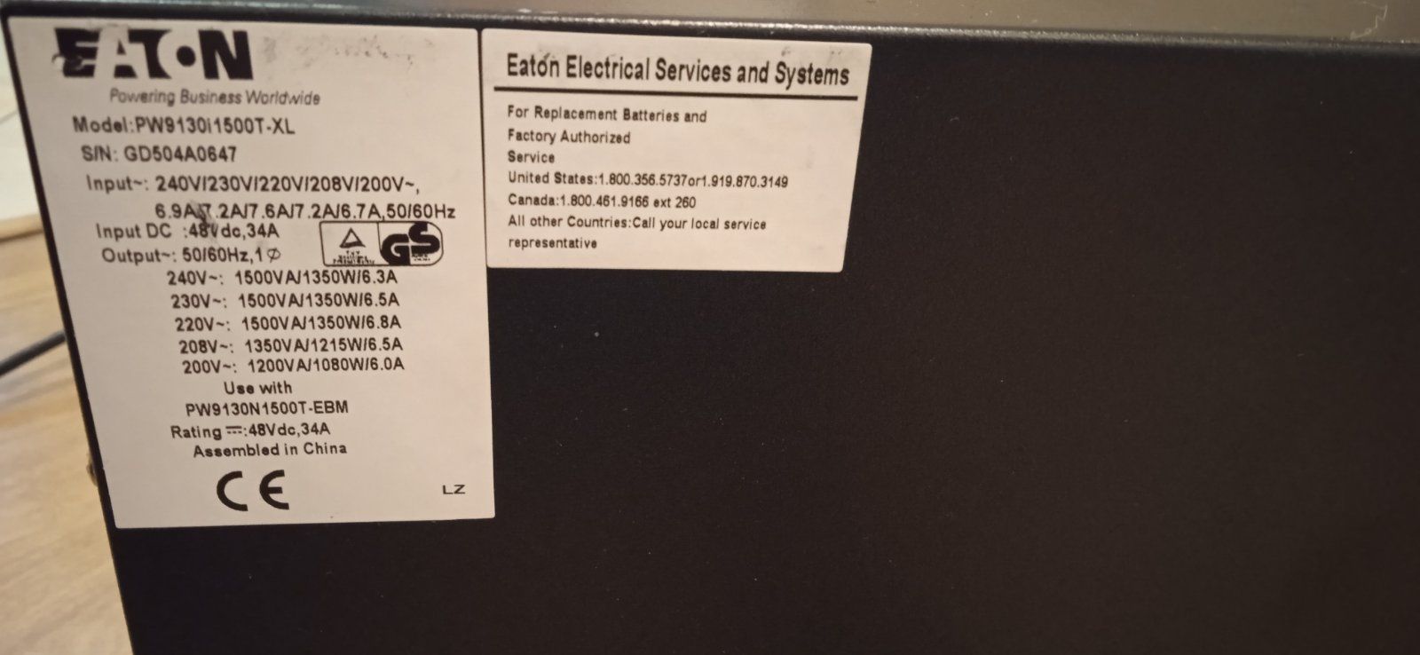 Продам ДБЖ (UPS) EATON 9130 1500VA інвертор для котла
