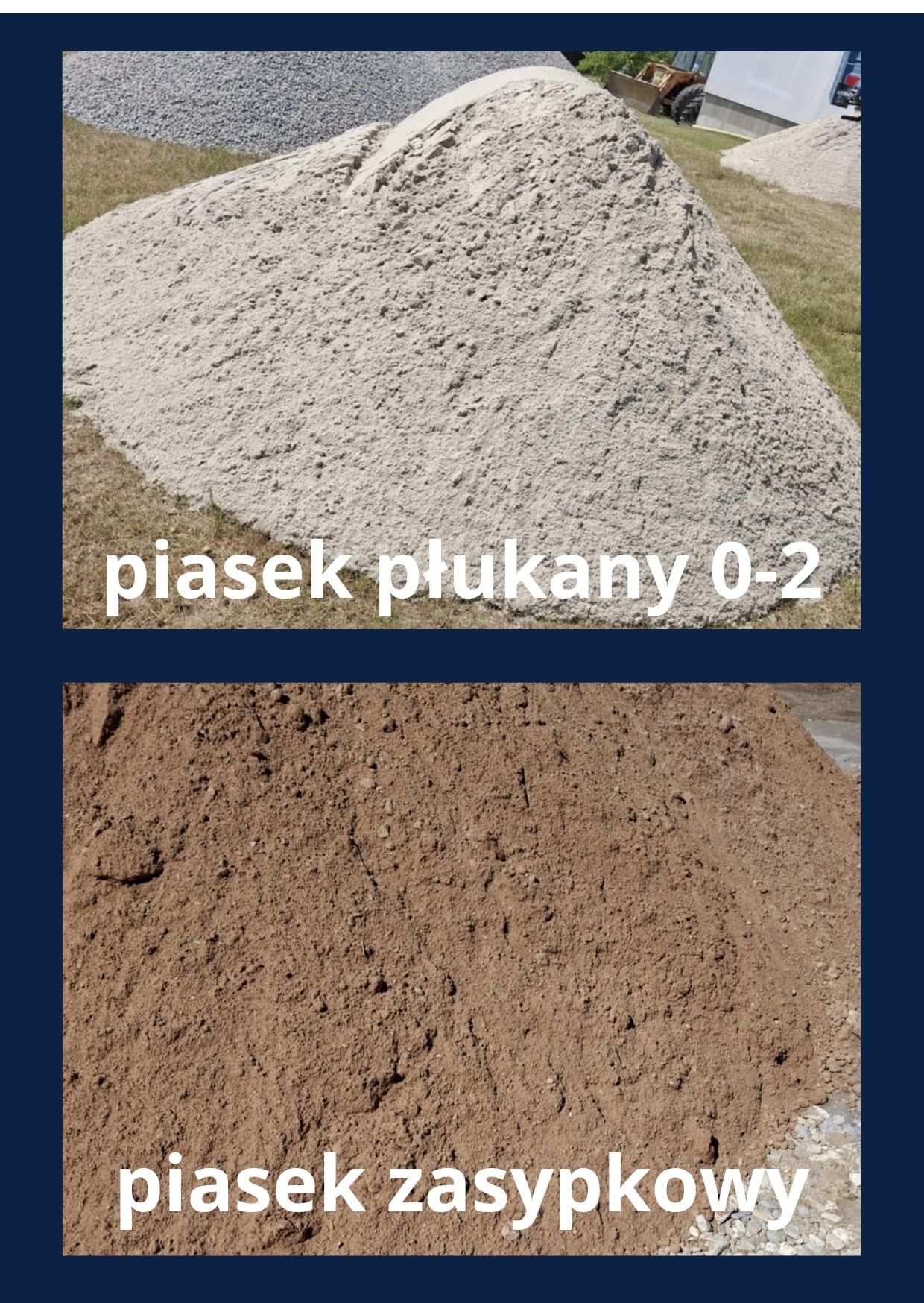Kruszywa, Grys, Żwir, Piasek, Ziemia Transport i Sprzedaż