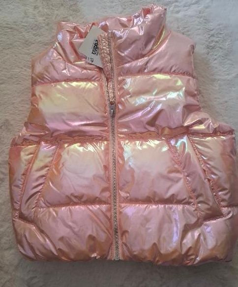 Bezrękawnik kamizelka dziewczęca z odblaskiem H&M Nowy rozmiar 98/104