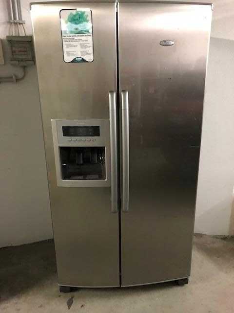 frigorifico americano whirlpool inox 2 portas