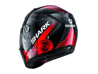 Kask integralny SHARK RIDILL 1.2 MECCA kolor czarny/czerwony