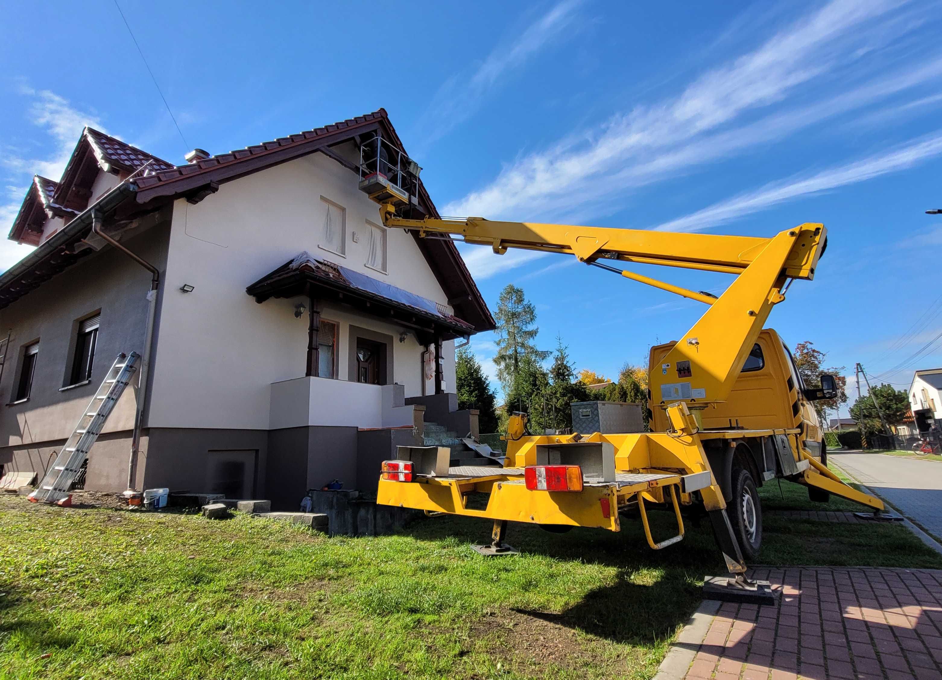 Malowanie mycie elewacji dachu podbitki remont  Tychy