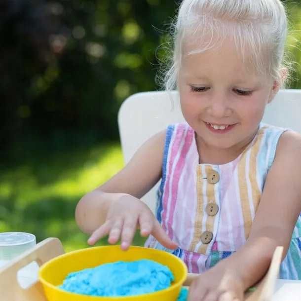 Piasek Kinetyczny 3KG Piaskownica Basen Foremki Zestaw XXL