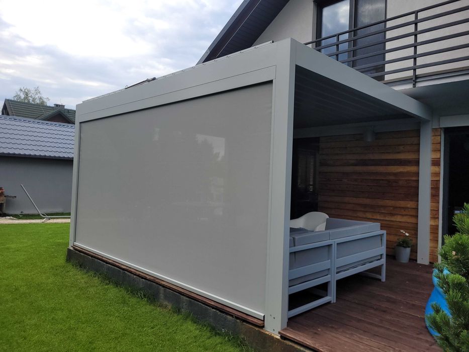 Pergola lamelowa aluminiowa 400x300 Polski Producent różne wymiary