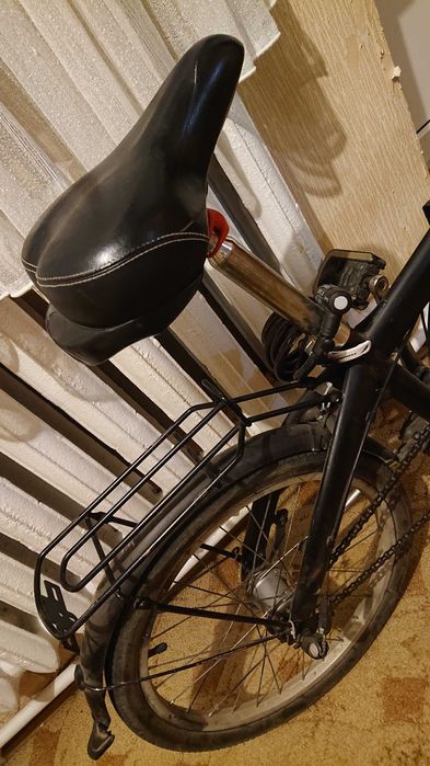 Электро велосипед складной, рабочий, батарея новая