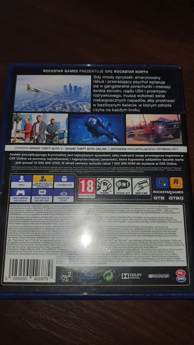 gra do konsoli PS4 GTA 5
