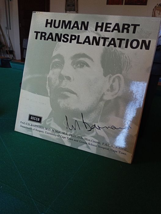 Disco de vinil 2x "Human heart transplantation"