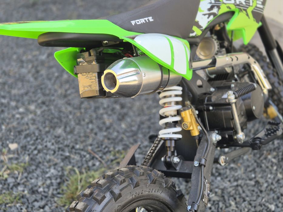 Новий! Пітбайк Forte 125 кубів біло-зелений