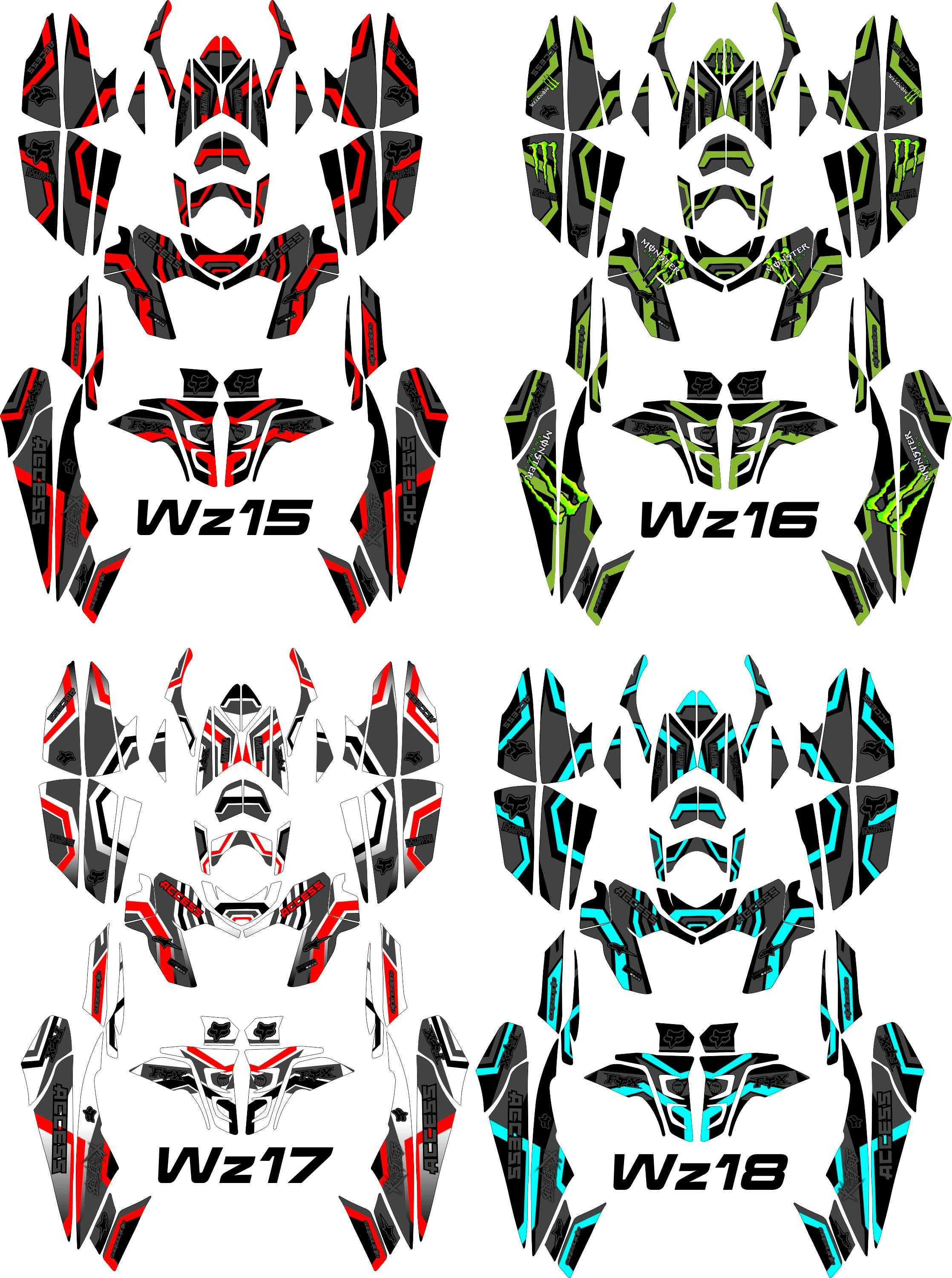 Naklejki quad Lucky Star Access 250-450