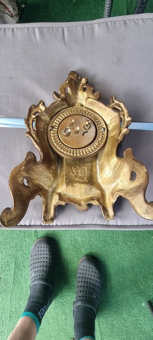 Sprzedam zegarek kominkowy  z mosiadzu