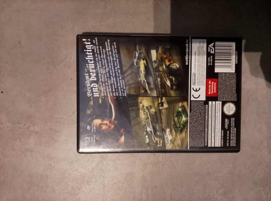 Gra Nintendo gamecube Need for speed most wanted
