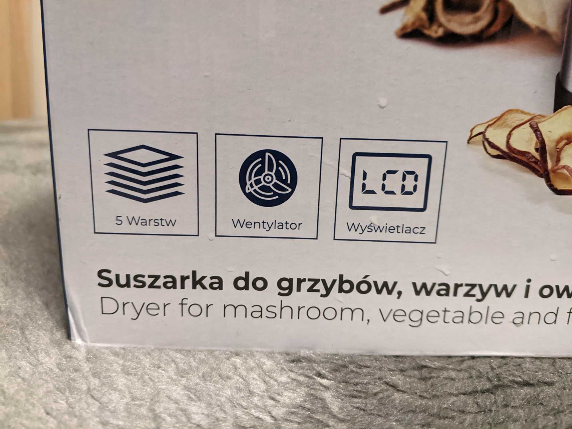 Suszarka spożywcza do grzybów  BLOW LCD 240W