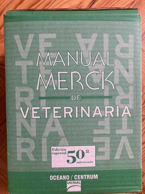 2 volumes Manual Merck de veterinária