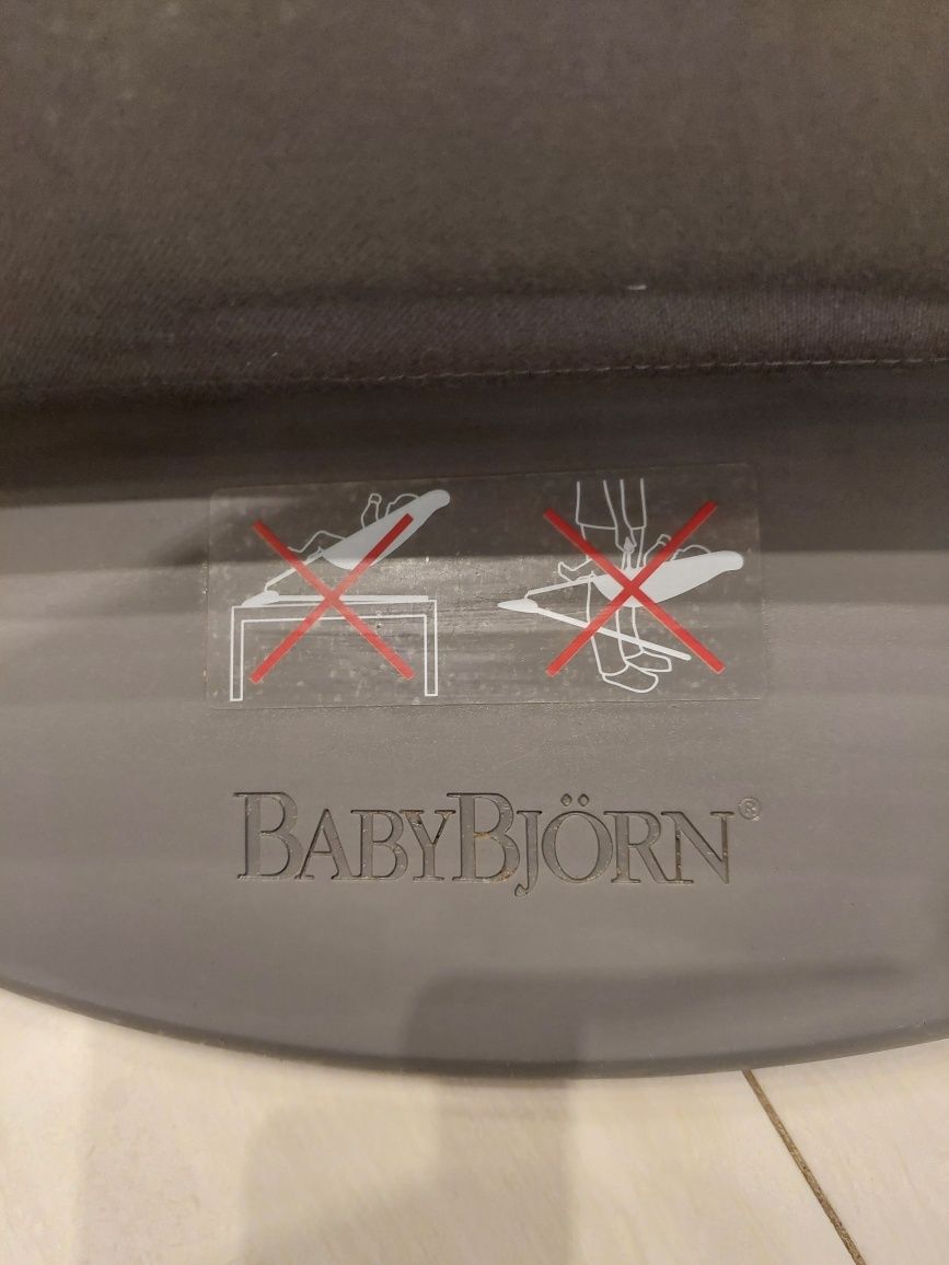Bujaczek BabyBjorn super stan szary nowy materiał