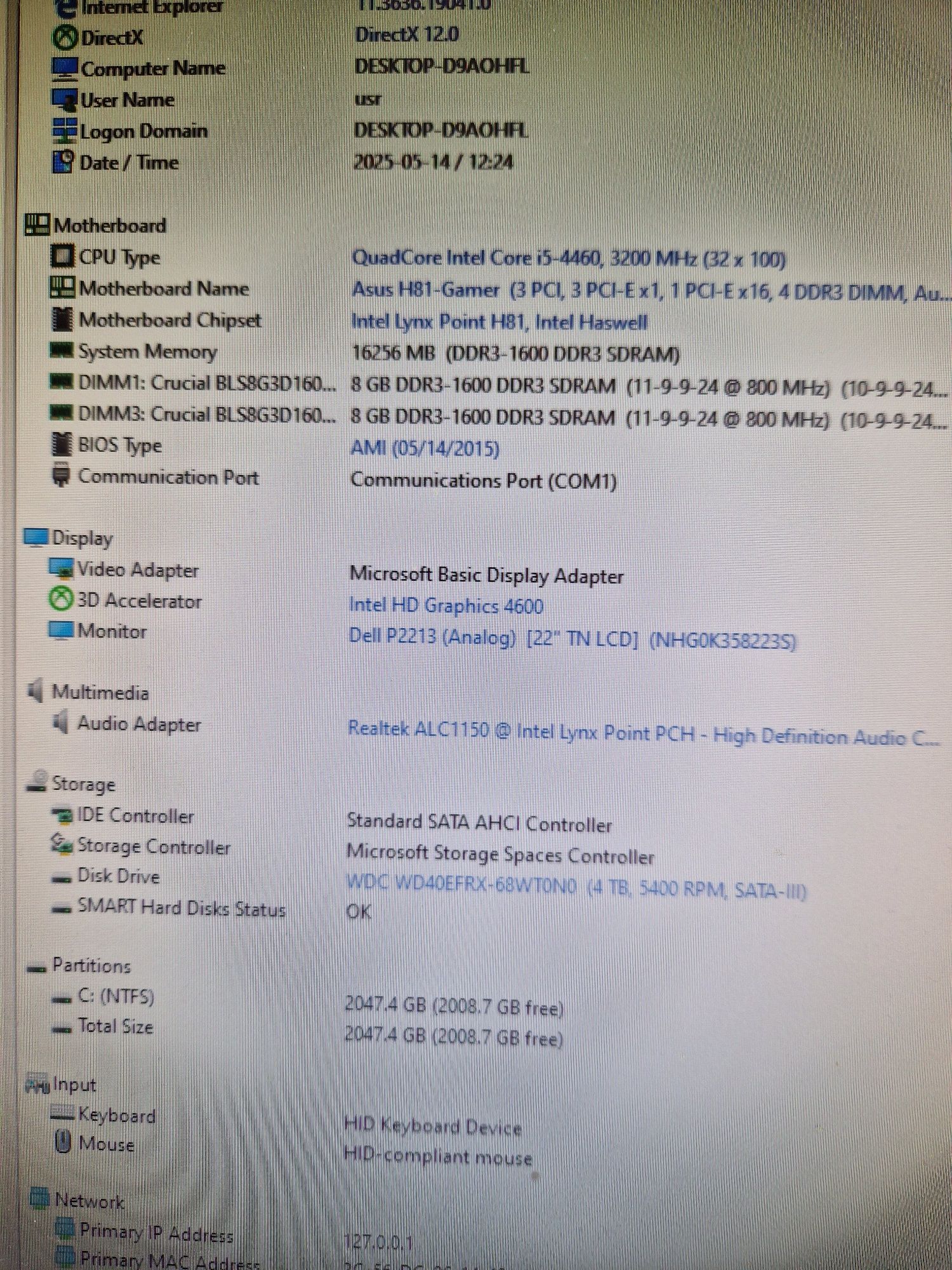 Intel i5-4460 3.2-3.4Ghz/Материнська плата/16гб память Комплект для ПК