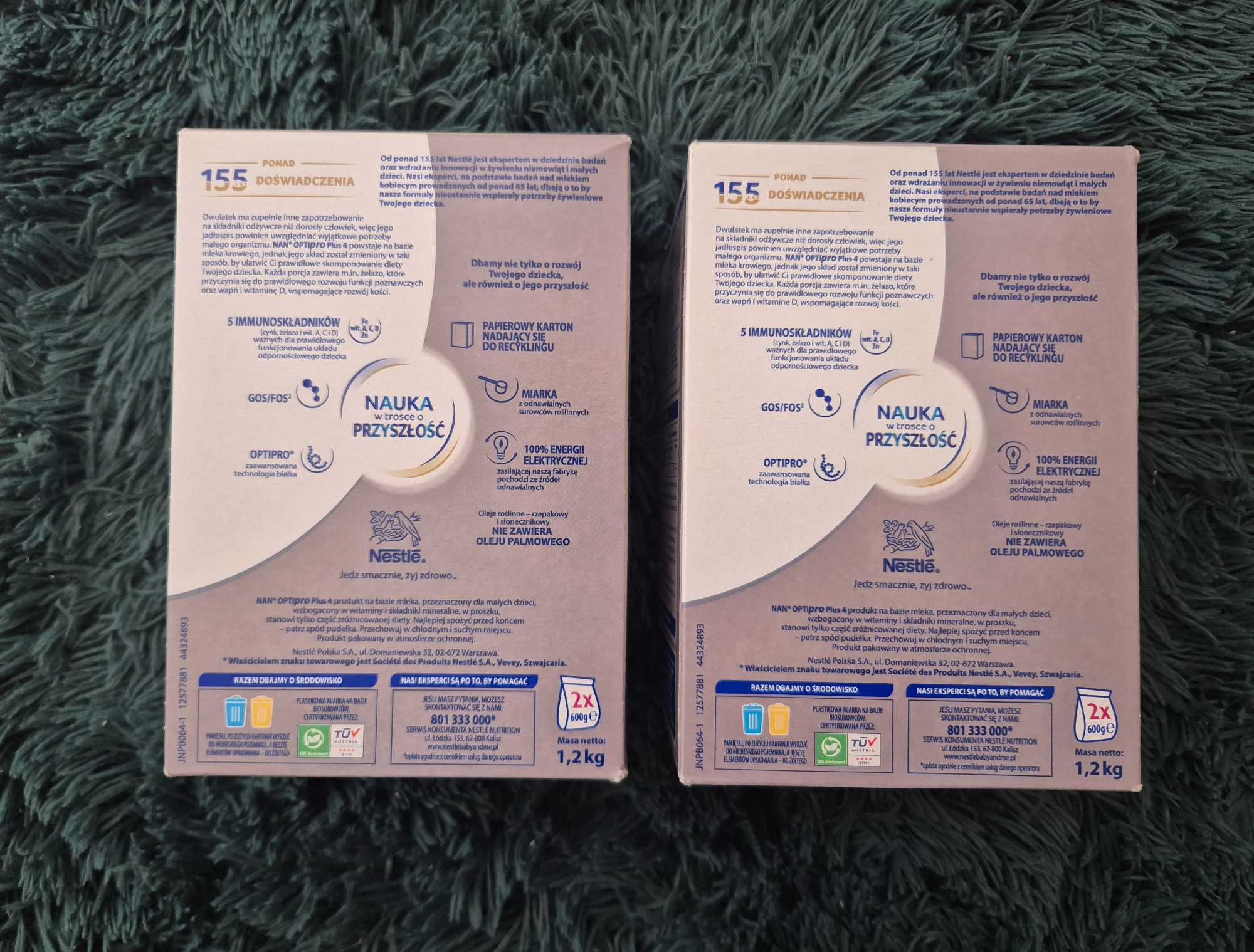 Mleko NAN optipro plus 4 2400g