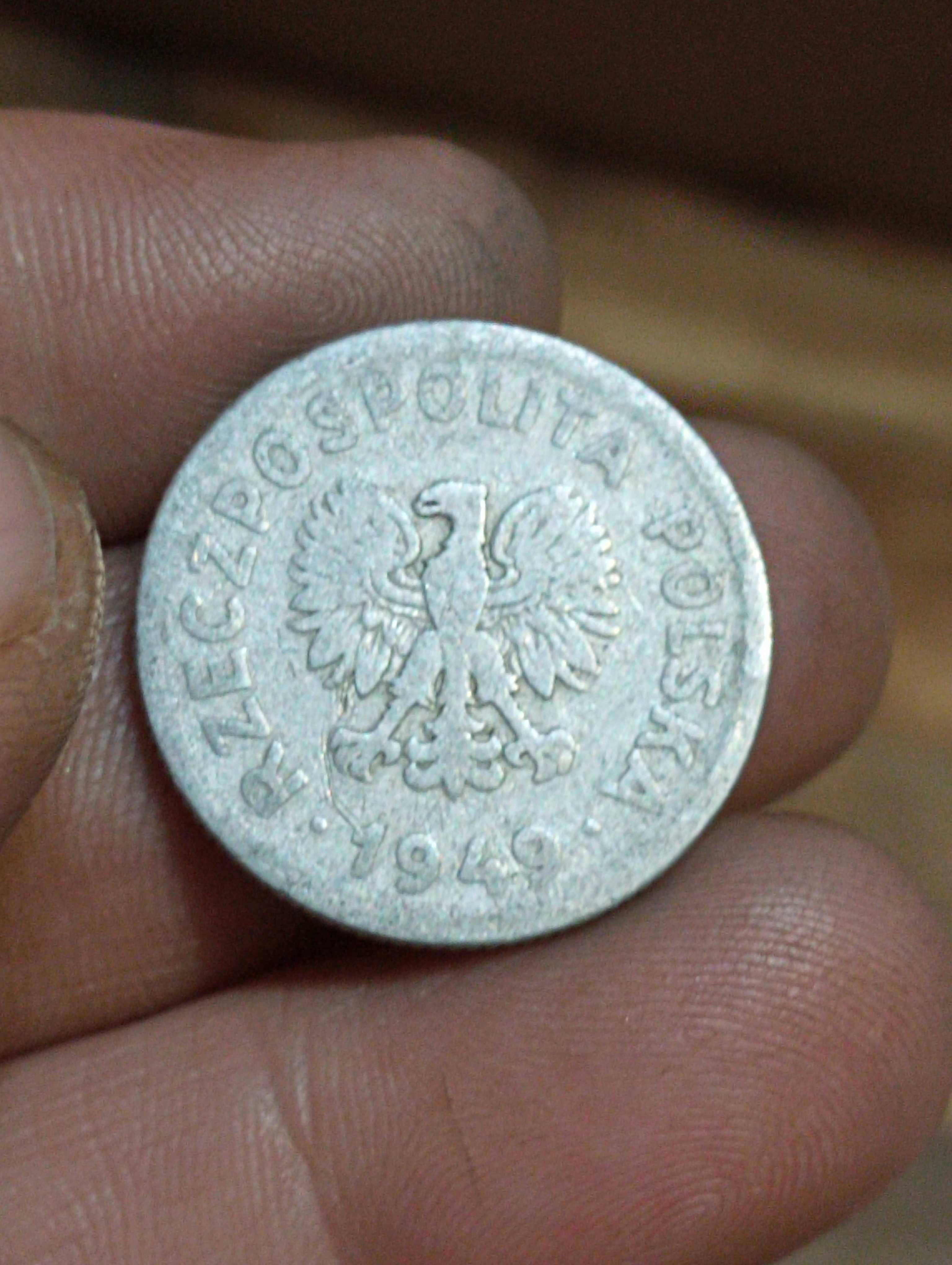 Sprzedam monete www 1 zloty 1949 rok bzm
