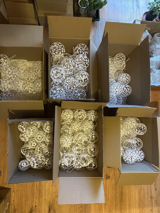 Bombki szydełkowe na choinkę