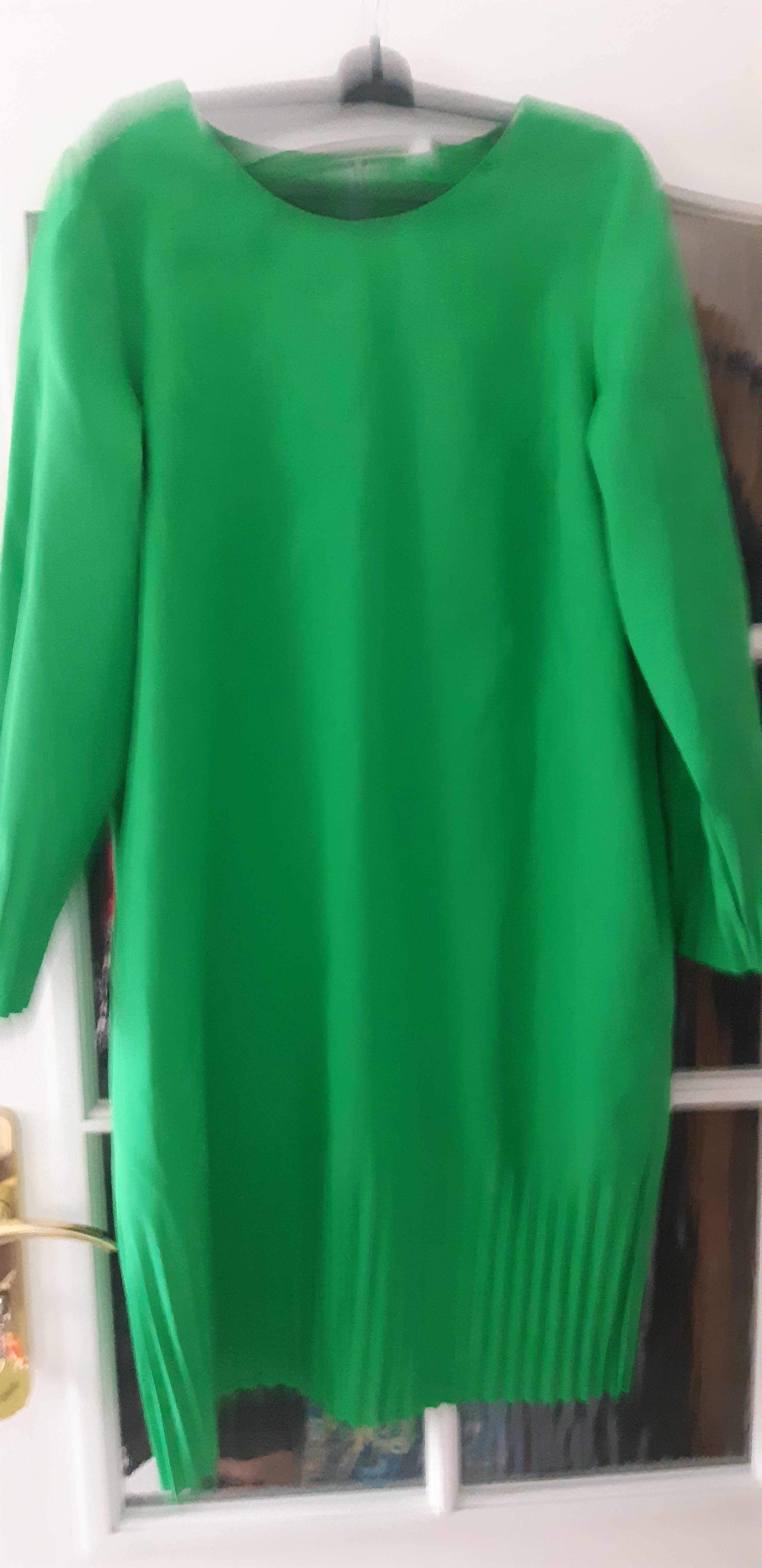 Sukienka zielona r.46