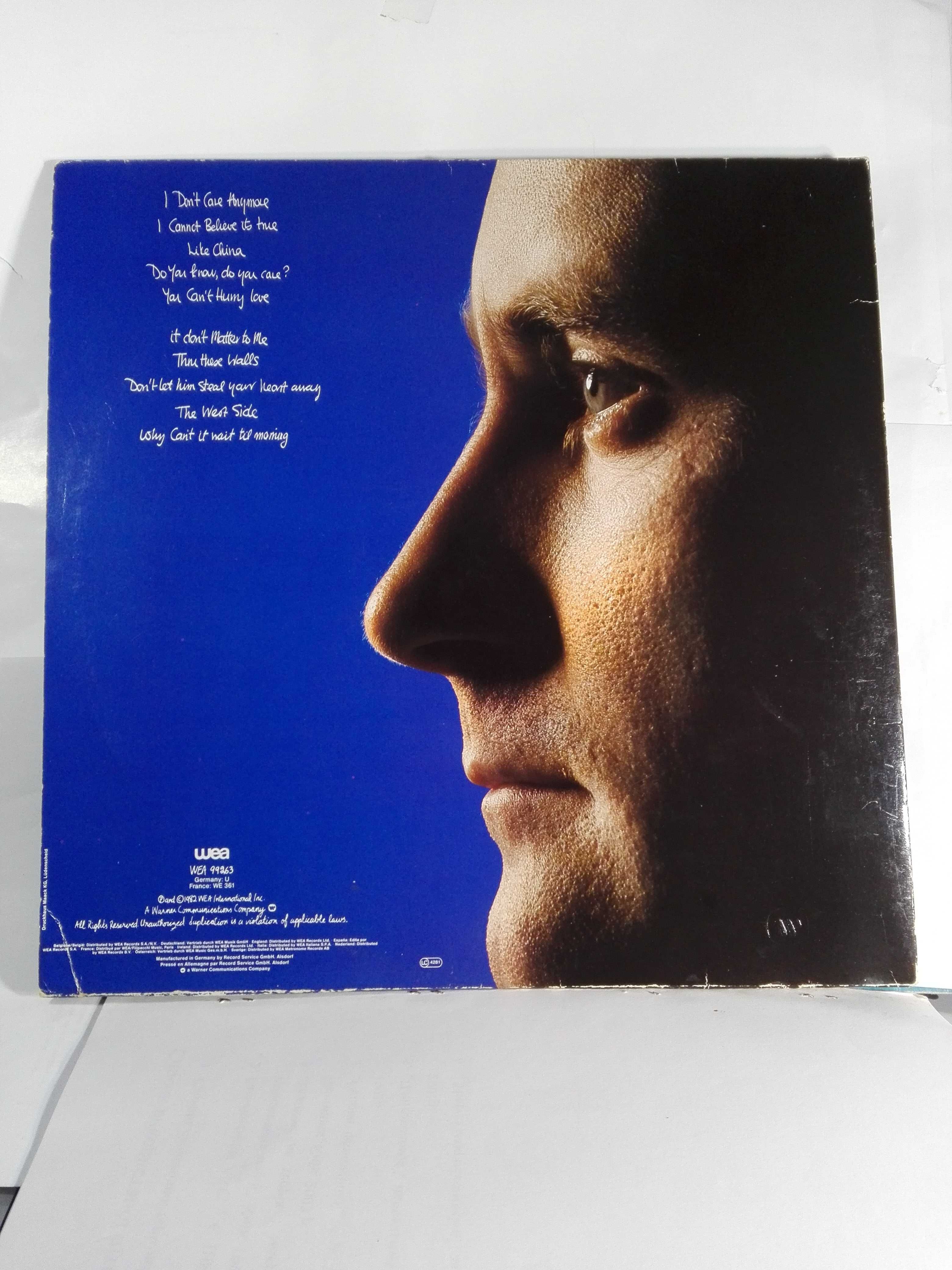 Phil Collins  "Hello, I Must Be Going" LP 1982,WEA 99263