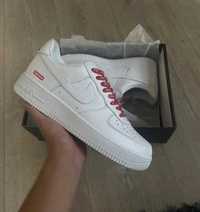 Nike Air Force 1 Low Supreme Białe 44