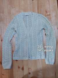 Sweter alpaka wełna XS/S super stan