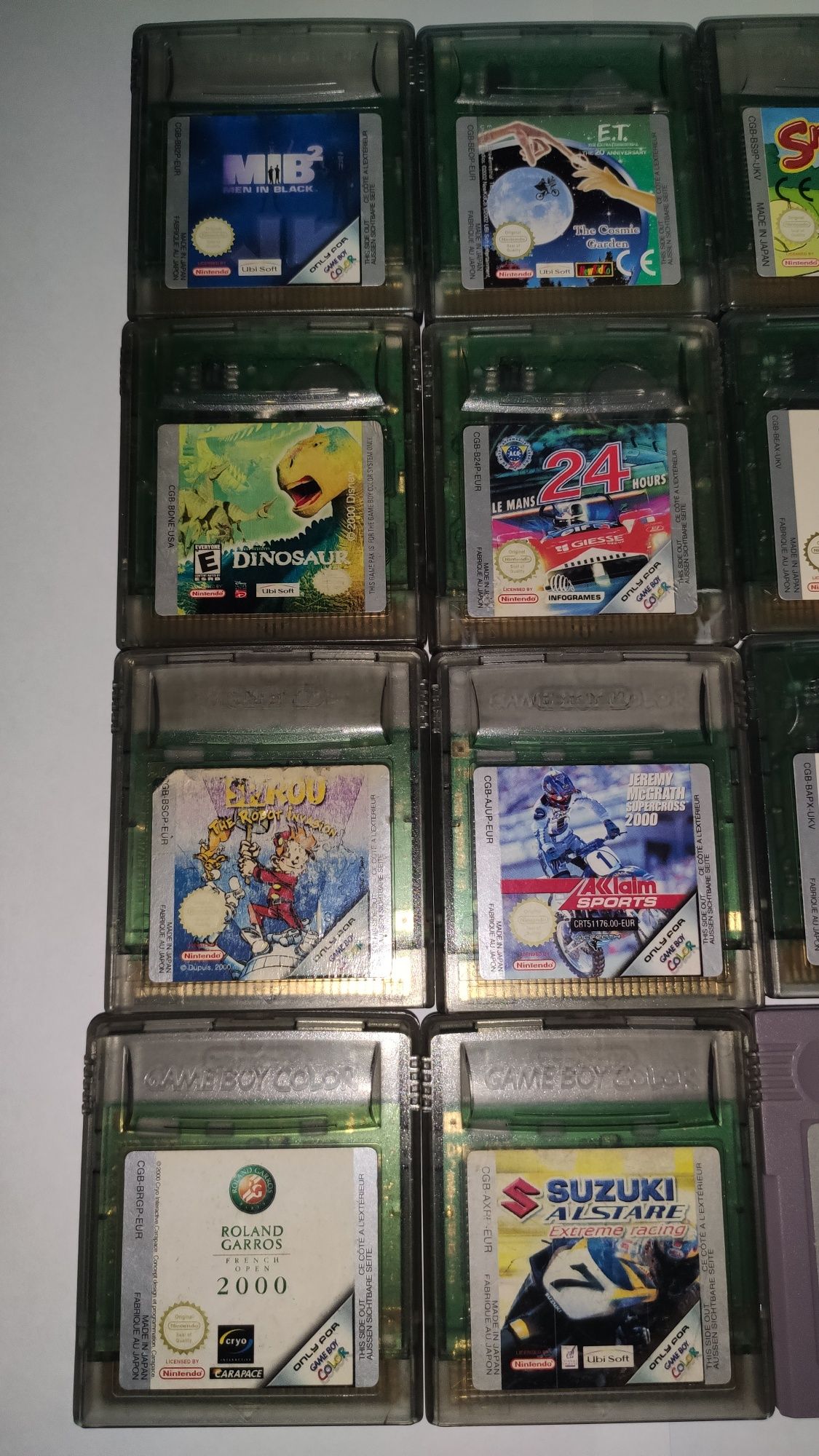 Jogos originais para game boy e gameboy color (Nintendo)