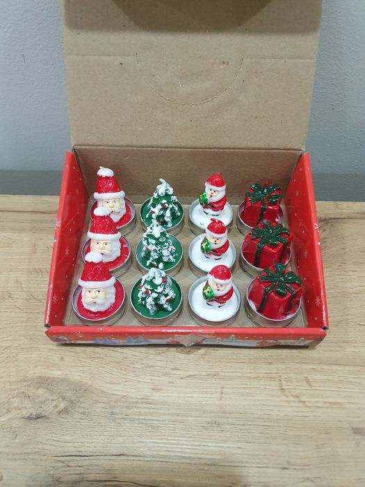 Świeczka Świąteczna tealight 4 wzory