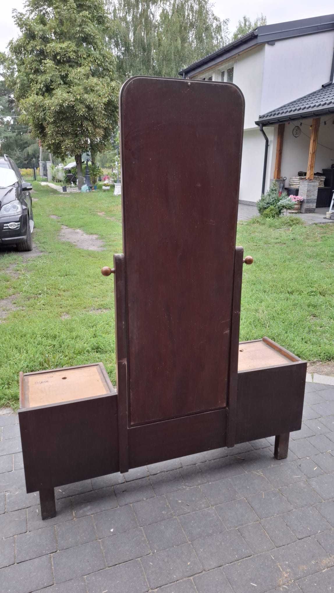 Retro Toaletka z lustrem + szafka wczesny PRL Vintage