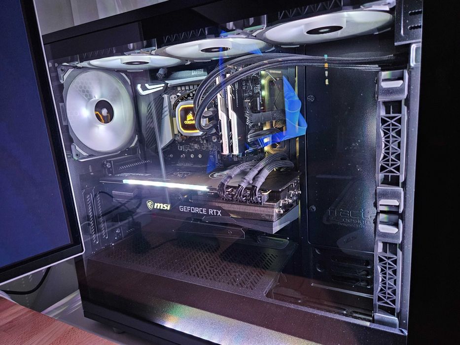 PC Intel i7-9700K / RTX 3080 / 32GB RAM RGB – gaming i praca, zadbany