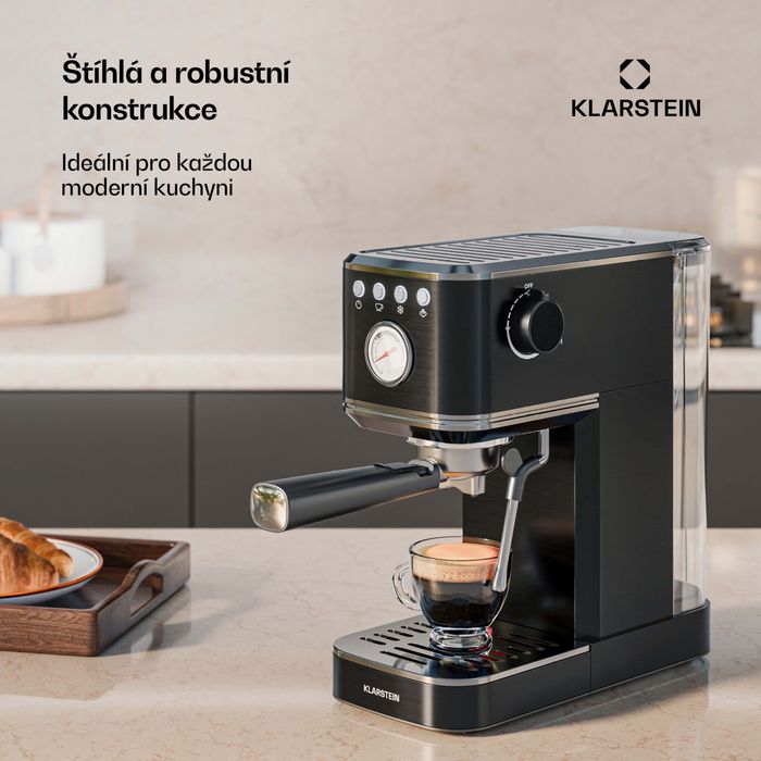 Кофеварка рожковая  SteelPresso Slim 1350W 20bar(Hiмеччина)