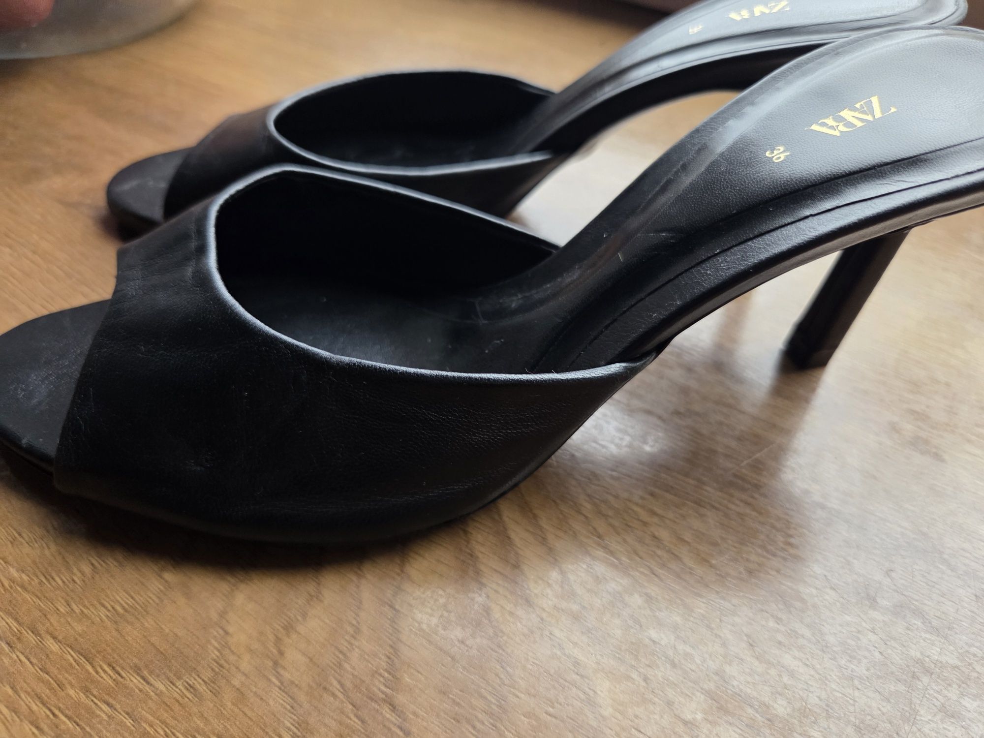 Skorzane buty ,zara