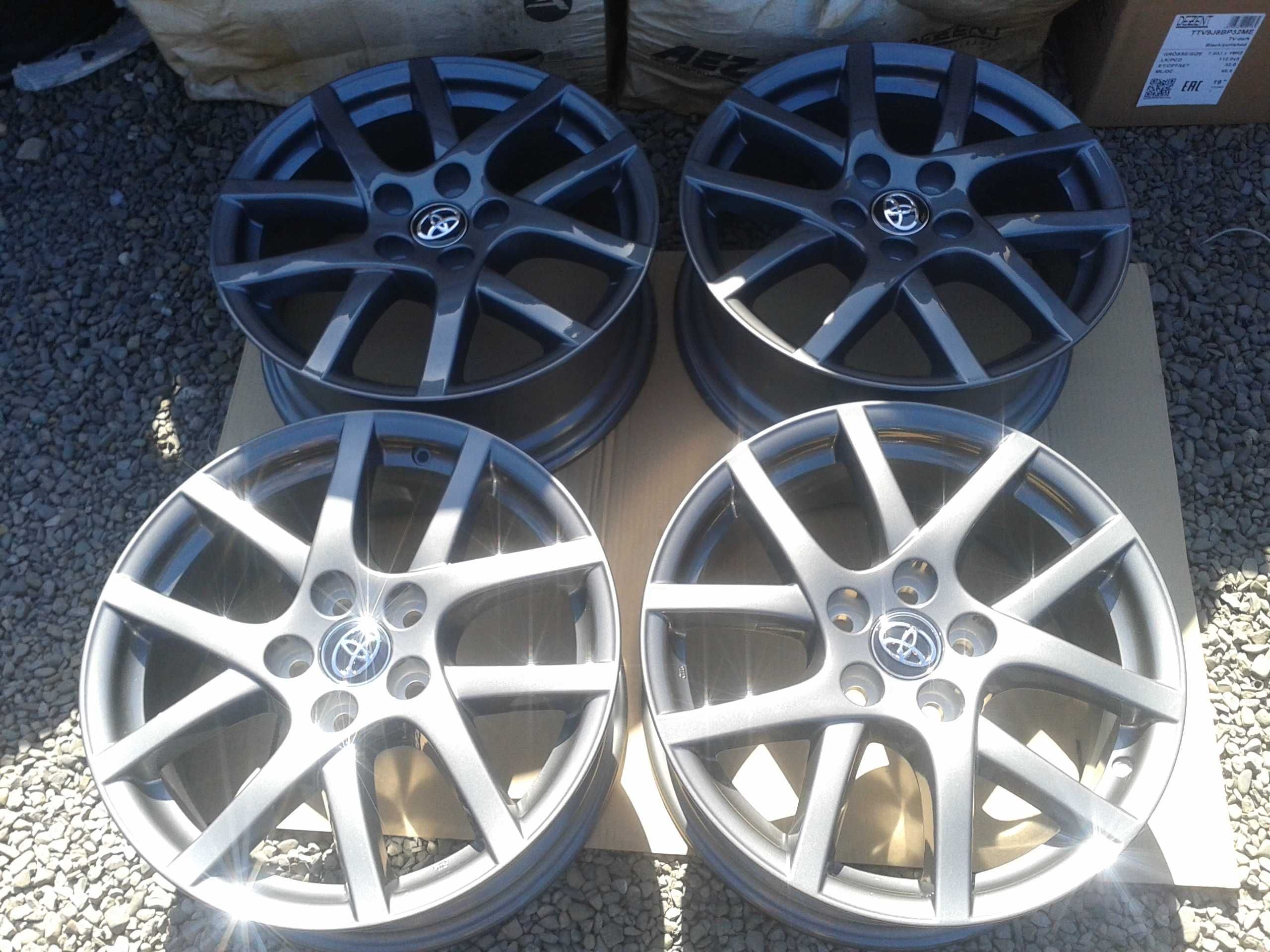 oryginalne r17 nowe felgi szare rav4 chr verso camry 5x114,3 lexus 7j