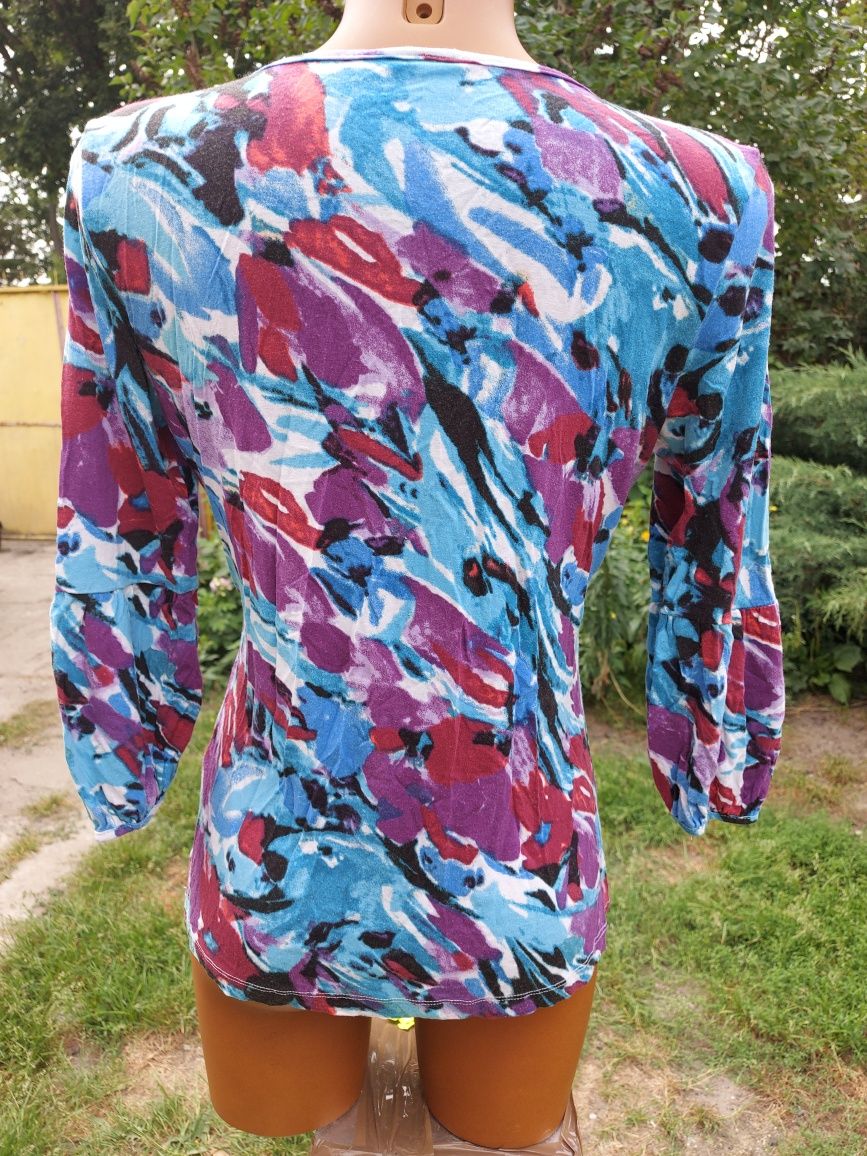 Bluzka damska kolorowa rozmiar 36/38 firma GINA BENOTTI