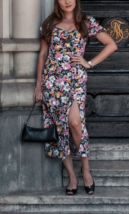 Сукня довга з розрізом amisu/new yorker 42-44 р.