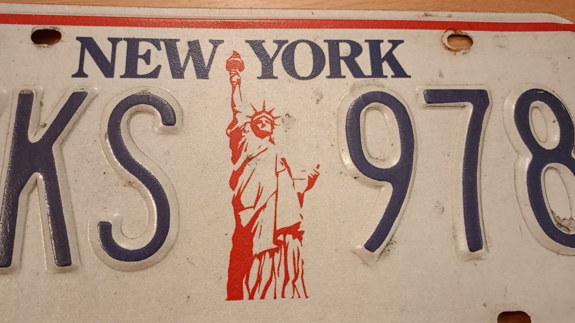 Tablica rejestracyjna USA New York