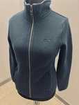 Jack Wolfskin granatowa rozpinana damska bluza S Nanuk,stójka,logowana