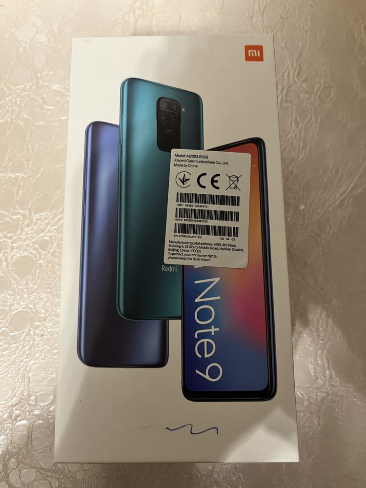 Смартфон Xiaomi Redmi Note 9 3/64 GB