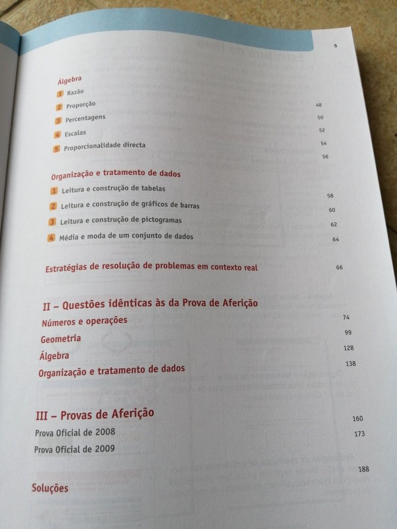 Livro exercício Matemática 6o ano Porto Editora