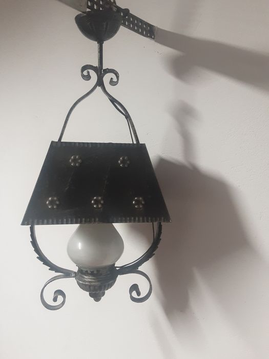 Lampa retro  ręczna robota