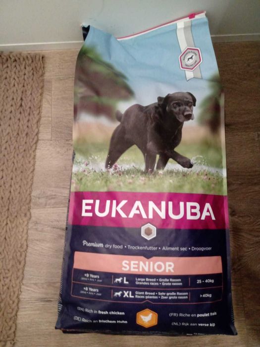 Ração Eukanuba Senior Large Breed frango 15kg
